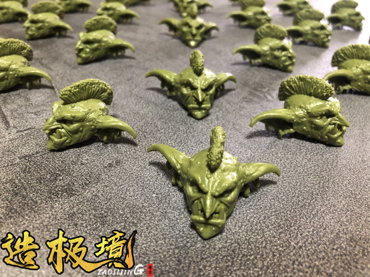 Head Carving - Battle Roar Goblin