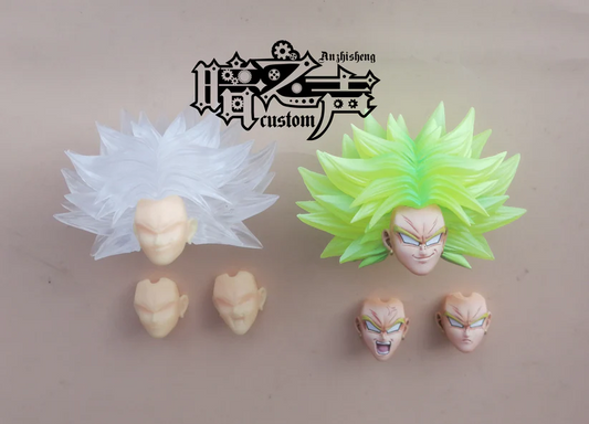 Dragon Ball Diy - SSJ1 Broly Head Sculpture