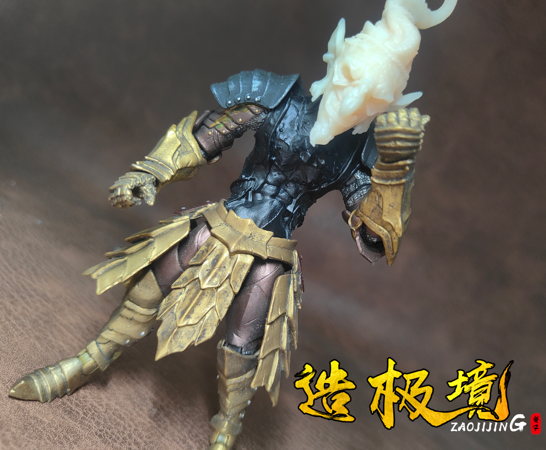 Head Carving - Goblin _ Wizard Entourage _ Fits 7 inches
